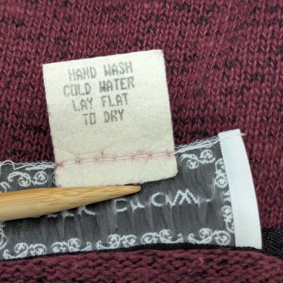 VTG Jenna Brown 90s Y2K Witchy Romantic Academia Cardigan SM - Picture 11 of 11